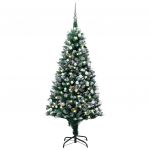Árvore de Natal Artificial com Luzes Led/bolas/pinhas 150 cm - 3077702