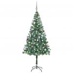 Árvore de Natal Artificial com Luzes Led/bolas/pinhas 180 cm - 3077700