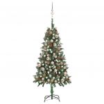 Árvore de Natal Artificial com Luzes Led/bolas/pinhas 150 cm - 3077847