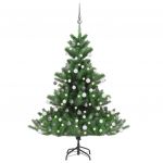 Árvore Natal Artif. Luzes Led/bolas 120cm Abeto Caucasiano Verde - 3077730