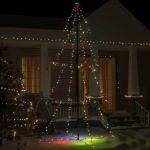 Árvore de Natal em Cone 360 Leds 143x250 cm Interior e Exterior - 328595