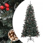 Árvore de Natal Artificial com Suporte 240 cm Pvc Verde - 345182
