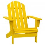 Cadeira Adirondack para Jardim Abeto Maciço Amarelo - 315874