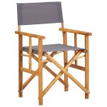 Cadeira de Realizador Madeira de Acácia Sólida - 45951