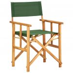 Cadeira de Realizador em Madeira de Acácia Maciça Verde - 45953
