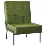 Cadeira de Descanso 65x79x87 cm Veludo Verde-claro - 325773