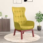 Cadeira de Descanso Tecido Verde-claro - 341273