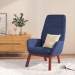 Cadeira de Descanso Tecido Azul - 341387
