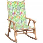 Cadeira de Baloiço com Almofadão Bambu - 3063915
