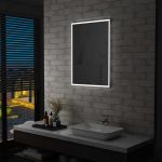 Espelho de Parede LED para Casa de Banho 60x80 cm - 144718