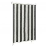 312680 Outdoor Roller Blind 80x140 cm Anthracite And White Stripe - 312680
