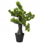 Bonsai Pinus Artificial com Vaso 60 cm Verde - 336317