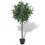 Planta Loureiro Artificial com Vaso 120 cm Verde - 244453