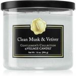Village Classic Candle Gentlemen's Collection Clean Musk & Vetiver Vela Perfumada 396 g