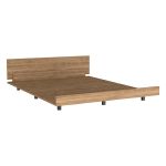 Tuhome Cama Queen Kaia, 51,6cm a x 212,5cm P x 160cm L, Mel Café - CLM7971