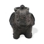 Ancient Wisdom Elefante Incenso e Castiçal (preto Antigo)