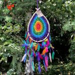 Ancient Wisdom Atrapa-sonhos Bali Comprido Multi Teardrop 400g