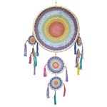 Ancient Wisdom Atrapa-sonhos Grande (55cm) Pastel Rainbow