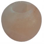 Ancient Wisdom Suporte de Vela de Sal Redondo 1,1Kg