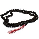 AWJewellery 108 Rudraksha Japa Mala Escuro 65x1 (cm)