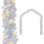 Grinalda de Natal com Luzes LED 10 m Branco - 284312