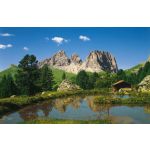 Komar Fotomural Landscape X8-89017 Dolomiten Azul/cinza/verde/beige 400x260 (cm)