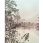 Komar Fotomural Landscape X4-1022 Lac Des Palmiers Verde/violeta 200x250 (cm)