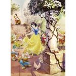 Komar Fotomural Disney By X4-4494 Dancing Snow White Castanho/amarelo/beige 200x250 (cm)