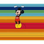Komar Fotomural Disney By DX6-162 Mickey Magic Rainbow Azul/amarelo/verde/laranja/vermelho 300x250 (cm)