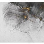 Komar Fotomural Gallery INX6-022 Ink Gold Flow Cinza/metálico/beige 300x280 (cm)