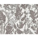 Architects Paper Papel de Parede Floral Impressions 377521 Branco/castanho/cinza 53x1005 (cm)