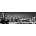 Komar Fotomural Urban X8-320 Brooklyn Bridge Preto/cinza 400x140 (cm)