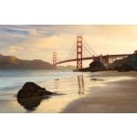 Komar Fotomural Still Life X8-054 Golden Gate Castanho/vermelho/beige 400x260 (cm)