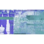 Komar Fotomural Roswitha Huber RH-0898 Lines Mellow Turquise Branco/azul/verde 500x280 (cm)