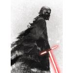 Komar Fotomural Star Wars By DX4-074 Star Wars Kylo Vader Shadow Branco/preto/vermelho 200x280 (cm)