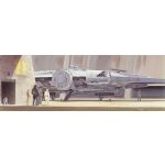 Komar Fotomural Star Wars By 4-4112 Star Wars Classic Rmq Millenium Falcon Cinza/beige 368x127 (cm)