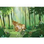Komar Fotomural Disney By DX8-029 Lion King Love Verde/beige 400x280 (cm)