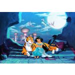 Komar Fotomural Disney By 8-4115 Waiting for Aladdin Branco/preto/azul/amarelo 368x254 (cm)