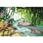 Komar Fotomural Disney By 8-4106 Jungle Book Swimming With Baloo Azul/cinza/verde/beige 368x254 (cm)