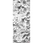 Komar Fotomural Floral And Wellness P962-VD1 Shades Black And White Branco/cinza 100x250 (cm)