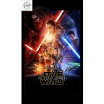 Komar Fotomural Star Wars By VD-046 Star Wars Ep7 Official Movie Poster Preto/azul/amarelo/laranja/vermelho 120x200 (cm)
