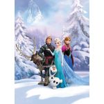 Komar Fotomural Disney By 4-498 Frozen Winter Land Branco/azul 184x254 (cm)