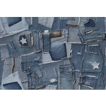 Komar Fotomural Textures 8-909 Jeans Azul 368x254 (cm)