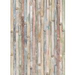 Komar Fotomural Wood And Stones 4-910 Vintage Wood Azul/castanho/verde/beige 184x254 (cm)