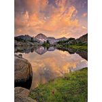 Komar Fotomural Landscape 4-734 Alpengluhen Castanho/cinza/verde/beige 184x254 (cm)