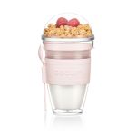 Bodum Joycup Copo de Iogurte com Suporte para Cereais, 0.25 L, Strawberry