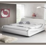 Móveis Bonitos Cama Alessia Branca (140x190cm) - CAAH001E-WH140X190CM