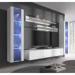 Móveis Bonitos Composição de Móveis Nora Branca Modelo 8 - MSAM204WHWH-B2