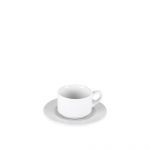 Vista Alegre Chávena Café com Pires Porcelana Perla 9cl 6.5x12cm