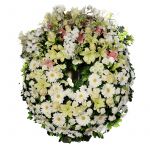 Coroa Fúnebre Flores do Tejo 130 cm